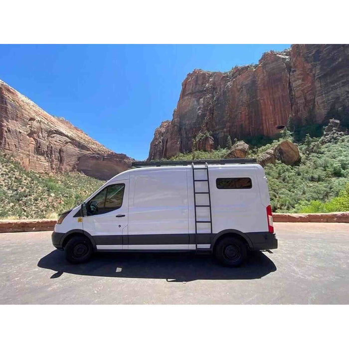 Flatline Van Co | Transit Van Side Ladder for Mid Roof Vans
