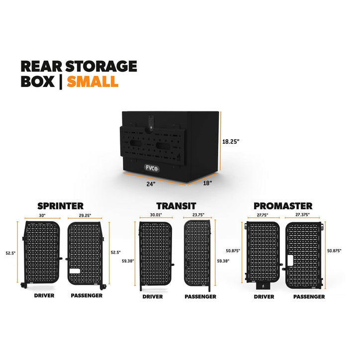 Flatline Van Co. | Van Rear Storage Box - Small