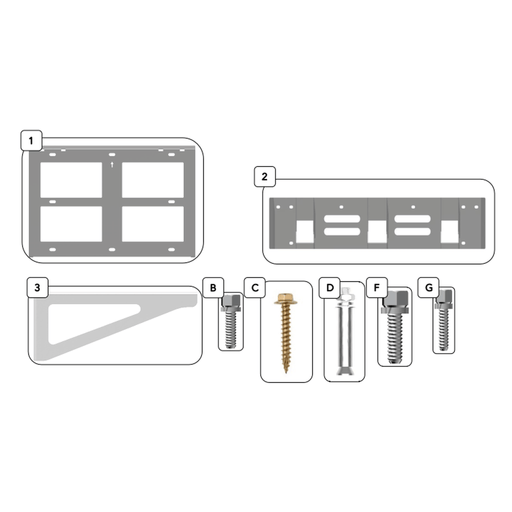 Fortress Power | eForce Wallmount Bracket