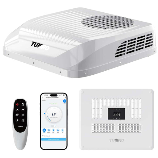 Greenland 9,000 BTU 12V DC Inverter Rooftop RV Air Conditioner