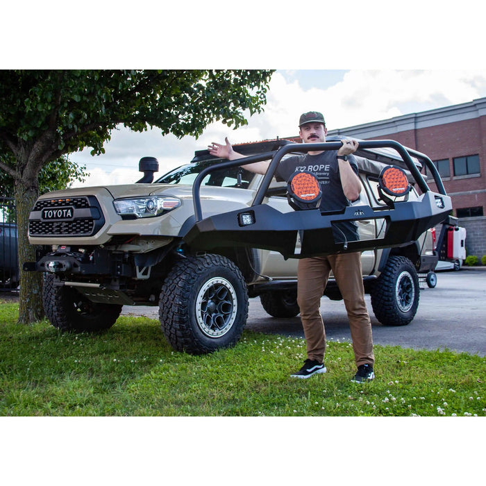 Hi-Lite Overland Toyota Tacoma Front Bumper 3rd Gen 2016-2023 Bull Bar