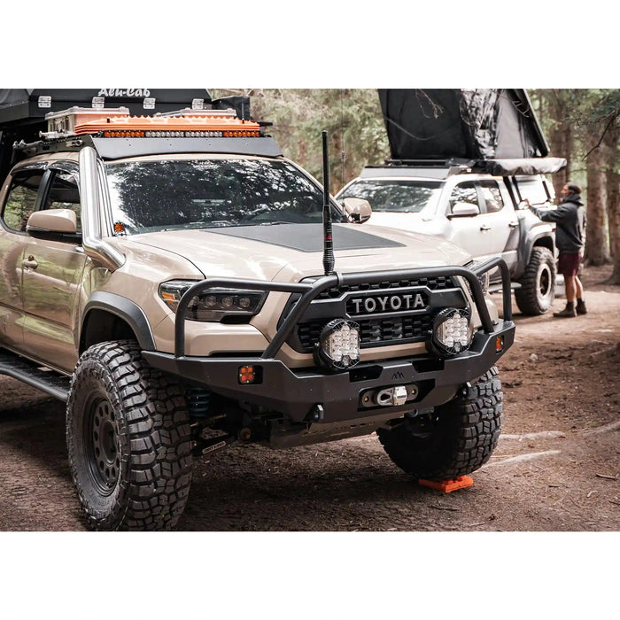 Hi-Lite Overland Toyota Tacoma Front Bumper 3rd Gen 2016-2023 Bull Bar