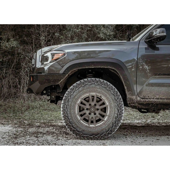 Hi-Lite Overland Toyota Tacoma Front Bumper 3rd Gen 2016-2023 No Bull Bar