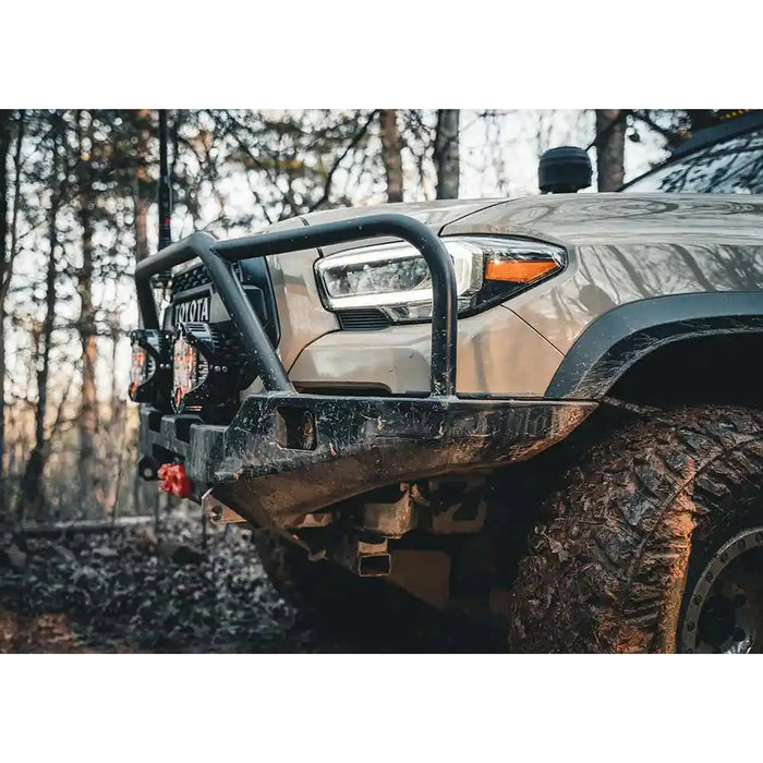 Hi-Lite Overland Toyota Tacoma Front Bumper 3rd Gen 2016-2023 Bull Bar