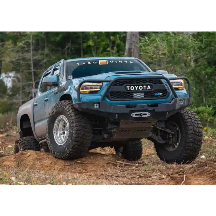 Hi-Lite Overland Toyota Tacoma Front Bumper 3rd Gen 2016-2023 Bull Bar