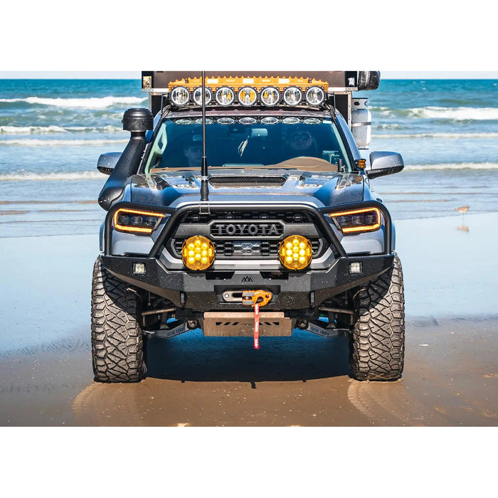 Hi-Lite Overland Toyota Tacoma Front Bumper 3rd Gen 2016-2023 Bull Bar