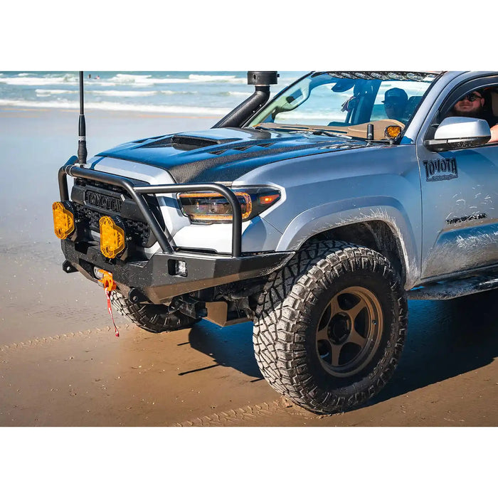 Hi-Lite Overland Toyota Tacoma Front Bumper 3rd Gen 2016-2023 Bull Bar