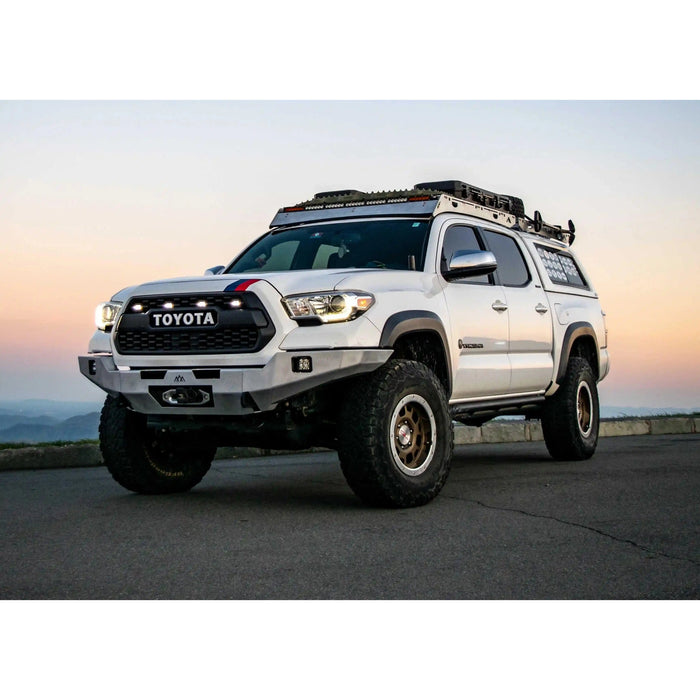 Hi-Lite Overland Toyota Tacoma Front Bumper 3rd Gen 2016-2023 No Bull Bar