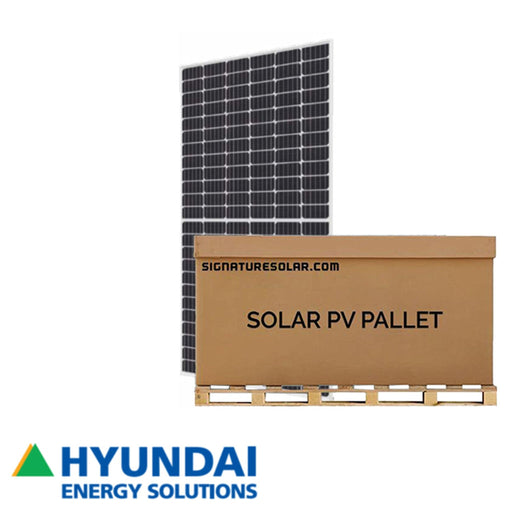 Hyundai | 395W Bifacial Solar Panel Silver | Up to 470W with Bifacial Gain | HiS-S395GI | Full Pallet 27 | 10.67kW Total