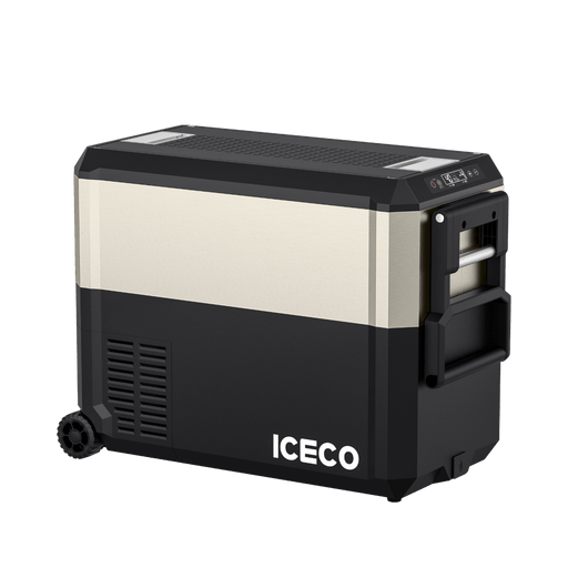 ICECO | JP50 Pro Dual Zone Wheeled Portable Freezer With Cover - Gold 50 LT image 1