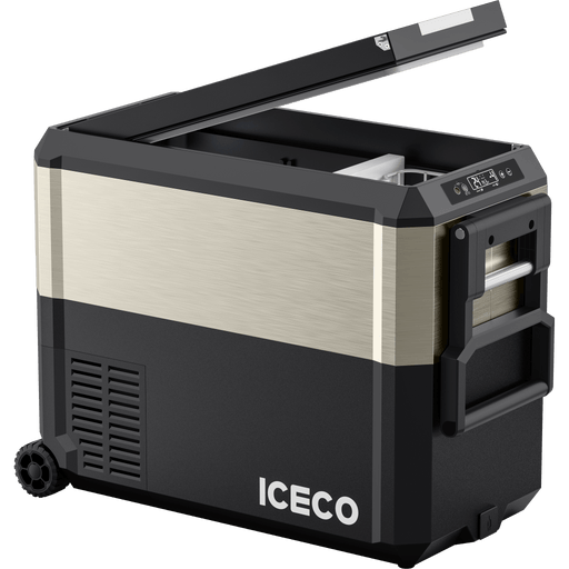 ICECO | JP50 Pro Dual Zone Wheeled Portable Freezer With Cover - Gold 50 LT image 2