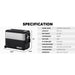 ICECO | JP50 Pro Single Zoon Portable Freezer With Cover 50 LT