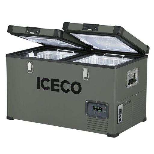 ICECO | VL60 Dual Zone Metal Freezer with Cover 60LT