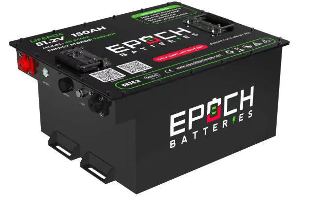 Epoch Batteries | 48V 150Ah Golf Cart Battery Complete Kit - Lithium (LiFePO4)
