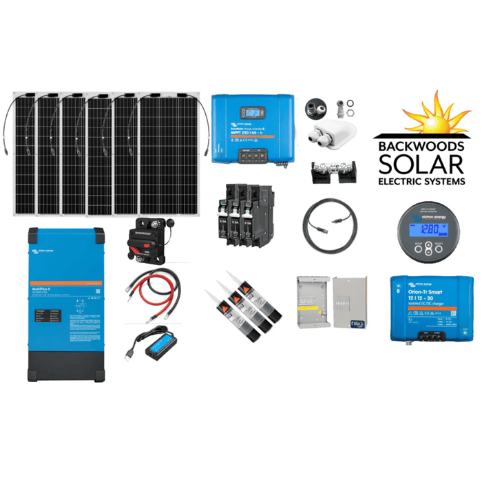 Backwood Solar | 600W RV Kit with 3kW Inverter 600W RV Kit with 3kW Inverter