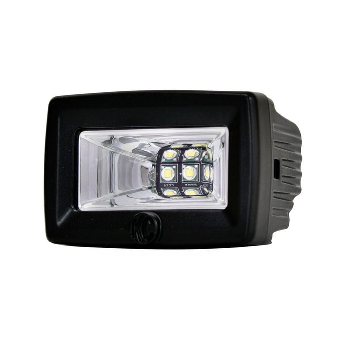 KC HiLiTES | 2" C-Series C2 LED - 2-Light System - Backup - 20W Flood Beam