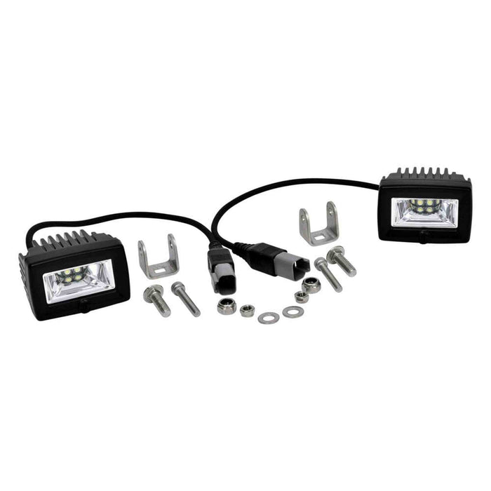 KC HiLiTES | 2" C-Series C2 LED - 2-Light System - Backup - 20W Flood Beam