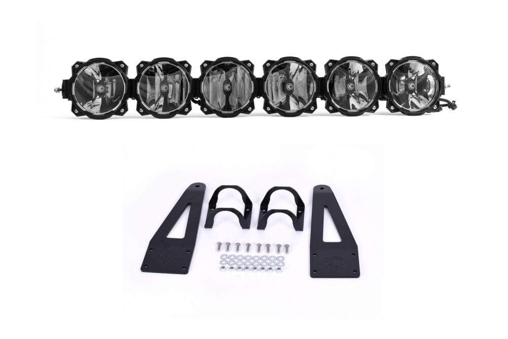 KC HiLiTES | 39" Pro6 Gravity® LED - 6-Light - Light Bar System - 120W Combo Beam - for 2017-2018 Can-Am Maverick