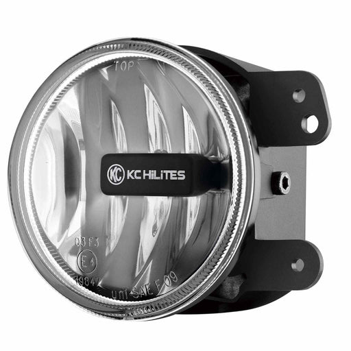 KC HiLiTES | 4" Gravity® LED G4 SAE Fog Light - Fog Beam - Single - 10-18 Jeep JK