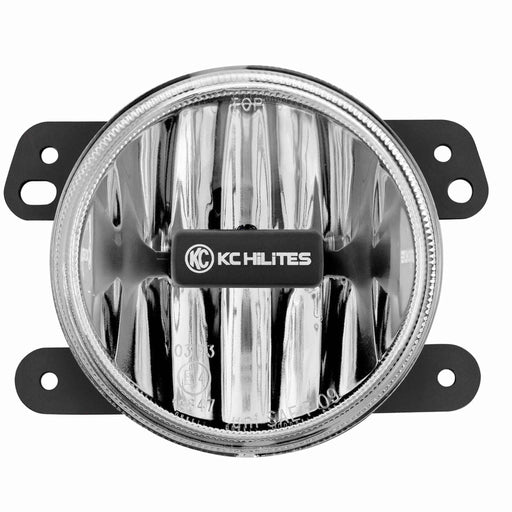 KC HiLiTES | 4" Gravity® LED G4 SAE Fog Light - Fog Beam - Single - 10-18 Jeep JK
