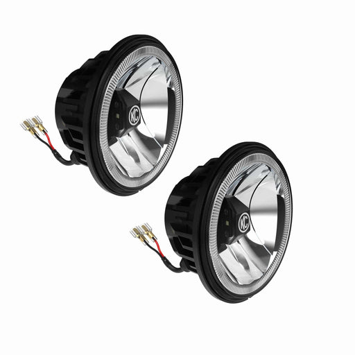 KC HiLiTES | 6" Gravity® LED G6 SAE Inserts - Driving Beam - Pair