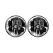 KC HiLiTES | 7" Gravity® LED DOT Headlight - Driving Beam - Pair - Universal / 97-06 Jeep TJ