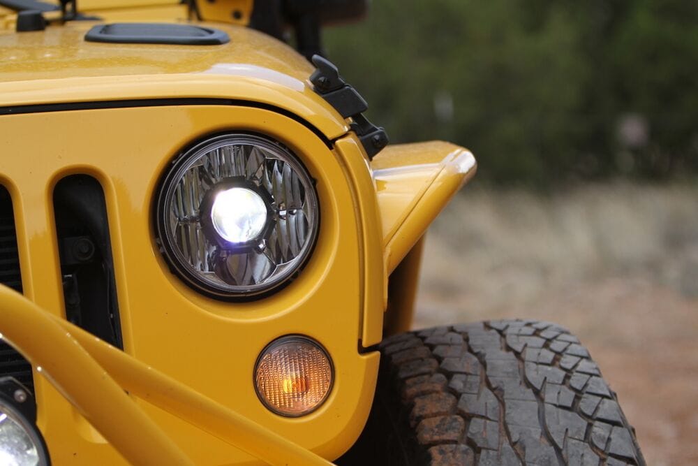 KC HiLiTES | 7" Gravity® LED Pro DOT Headlight - Driving Beam - Single - Universal / 07-18 Jeep JK