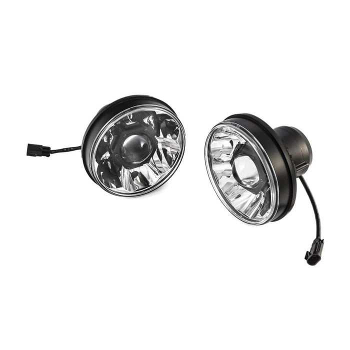 KC HiLiTES | 7" Gravity® LED Pro DOT Headlight - Driving Beam - Pair - 18-24 Jeep JL / 20-24 Jeep JT w/ Halogen Headlights