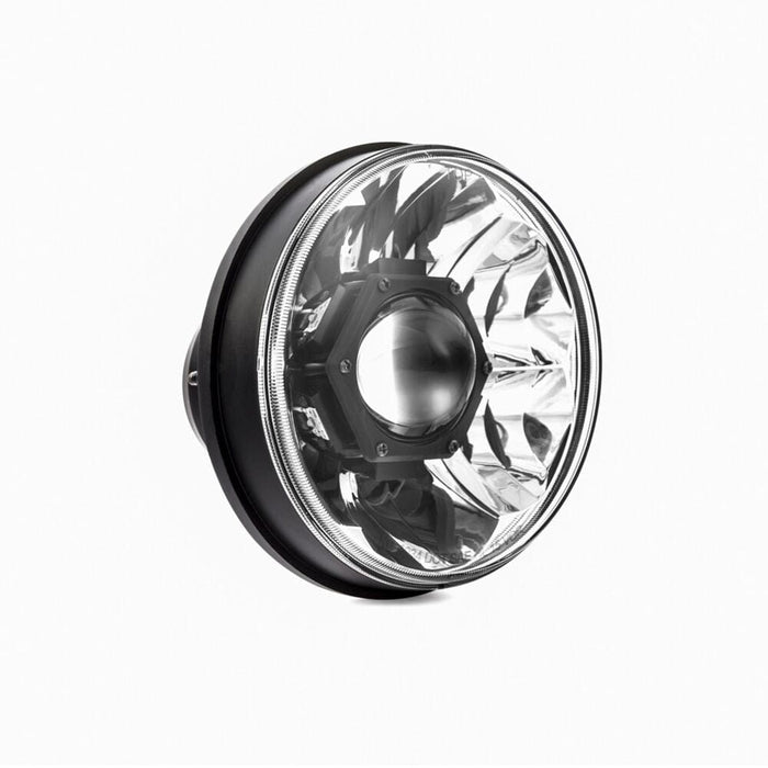 KC HiLiTES | 7" Gravity® LED Pro DOT Headlight - Driving Beam - Single - Universal / 07-18 Jeep JK