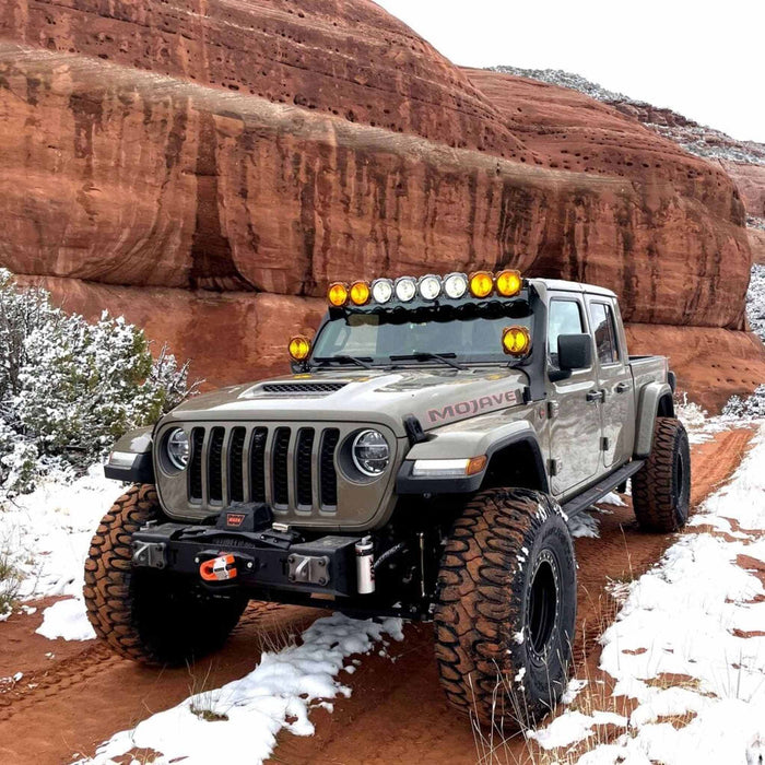 KC HiLiTES | Bracket Set - 50" Light Bar - Overhead Mount - Pair - for Jeep 392/Mojave