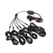 KC HiLiTES | C-Series RGB Multi-Color Multi-Use LED 6-Light System - 5W Flood Beam
