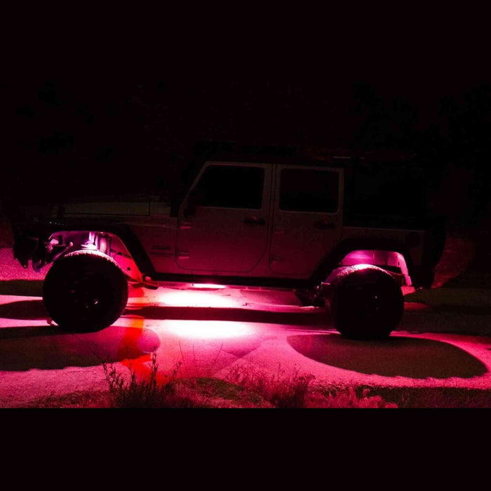KC HiLiTES | C-Series RGB Multi-Color Multi-Use LED 6-Light System - 5W Flood Beam