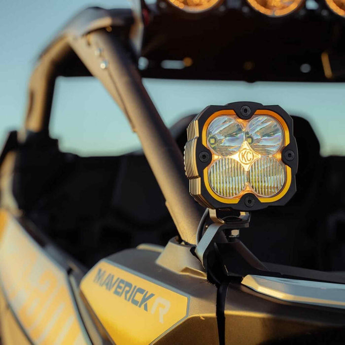 KC HiLiTES | Can-Am Maverick R A-Pillar Light Mount For 2024-2025