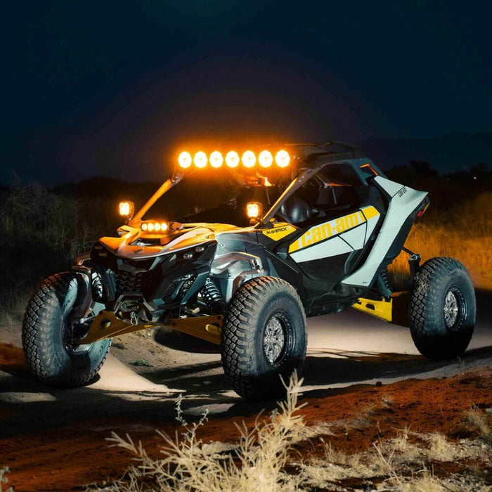 KC HiLiTES | Can-Am Maverick R Shock Tower Mount 10" FLEX ERA LED 2024-2025