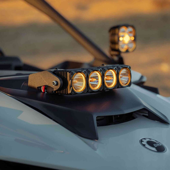 KC HiLiTES | Can-Am Maverick R Shock Tower Mount 10" FLEX ERA LED 2024-2025