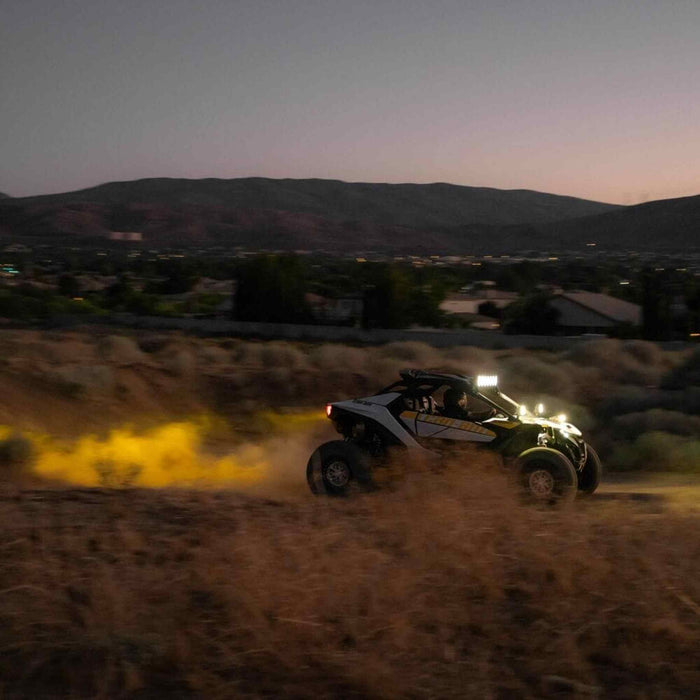 KC HiLiTES | Can-Am Maverick R Shock Tower Mount 10" FLEX ERA LED 2024-2025