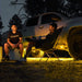 KC HiLiTES | Cyclone V2 LED - Rock Light - 6-Light System - Amber - 5W Flood Beam