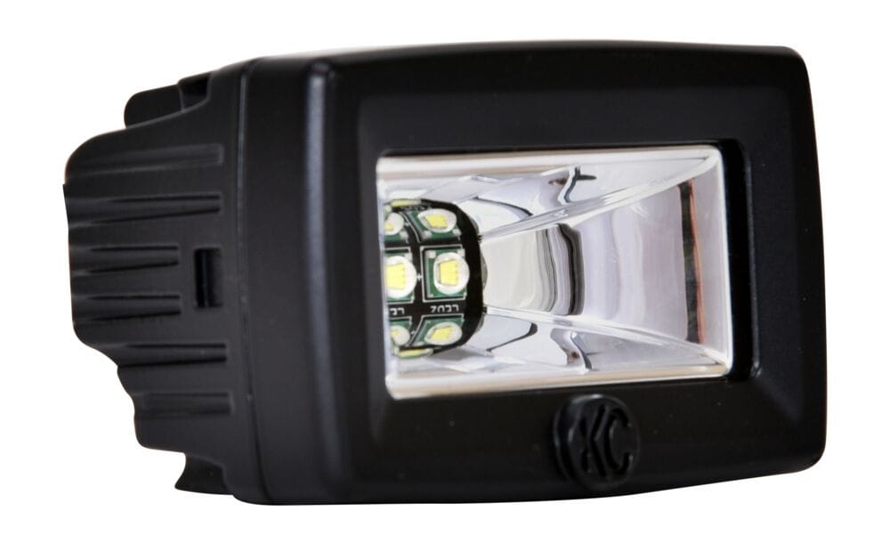 KC HiLiTES | F2" C-Series C2 LED - Single Light - 20W Flood Beam