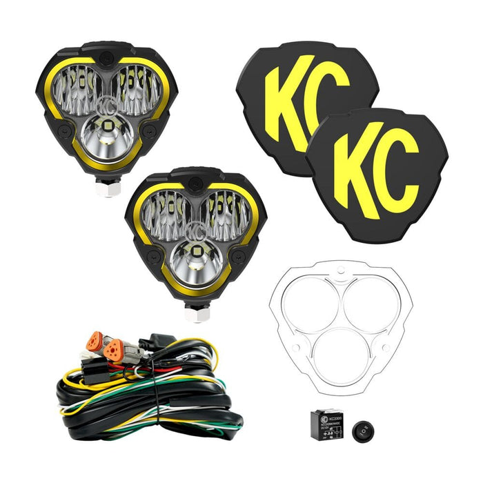 KC HiLiTES | FLEX ERA® 3 - 2-Light Master LED Light Pod Kit