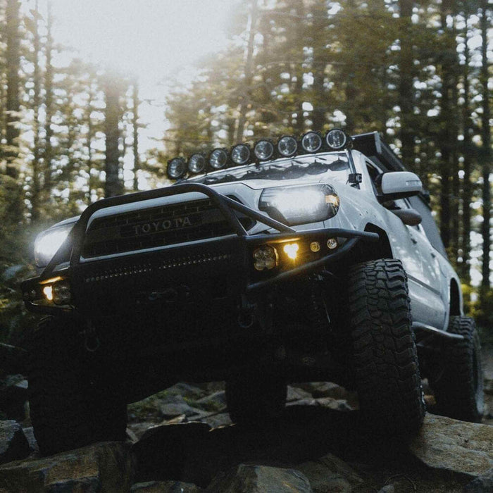 KC HiLiTES | FLEX ERA® 3 Dual Mode SAE Fog LED Light Pods - 2-Light Master Kit - Toyota Aftermarket Bumper