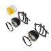 KC HiLiTES | FLEX ERA® 3 Dual Mode SAE Fog LED Light Pods - 2-Light Master Kit - Jeep JK/JL/JT Plastic Bumpers