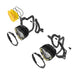 KC HiLiTES | FLEX ERA® 3 Dual Mode SAE Fog LED Light Pods - 2-Light Master Kit - Jeep JL/JT Sport Bumpers