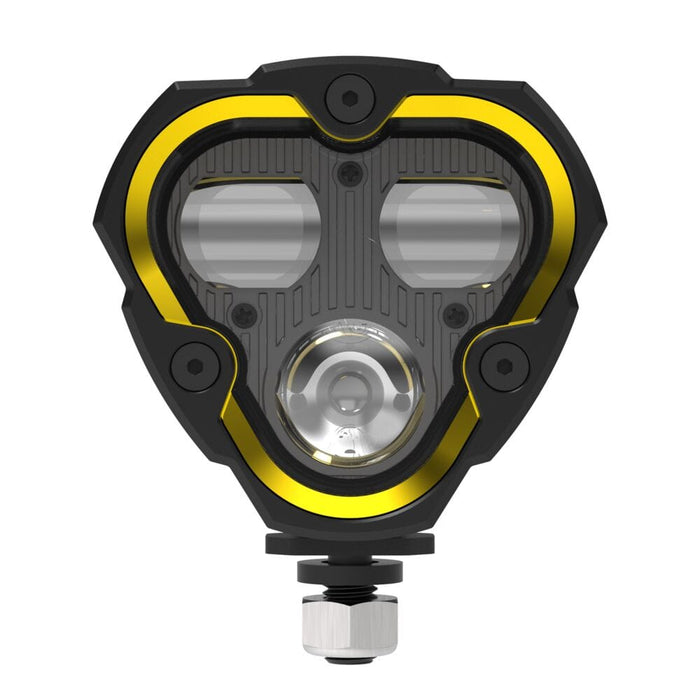 KC HiLiTES | FLEX ERA® 3 Dual Mode SAE Fog LED Light Pods - 2-Light Master Kit - Jeep JK/JL/JT Steel Bumpers