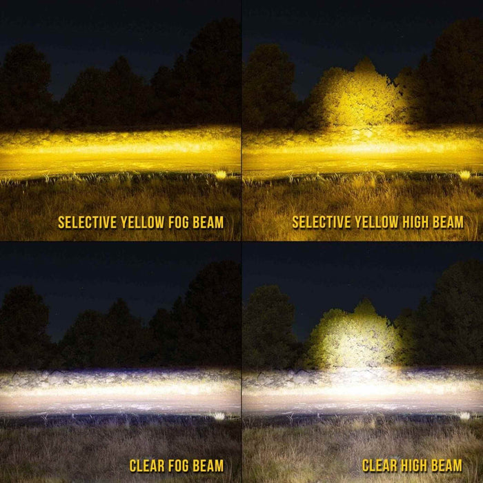 KC HiLiTES | FLEX ERA® 3 Dual Mode SAE Fog LED Light Pods - 2-Light Master Kit - Toyota Tacoma/4Runner/Tundra