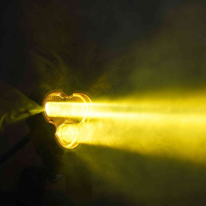 KC HiLiTES | FLEX ERA® 3 Dual Mode SAE Fog LED Light Pod - Single Light Master Kit