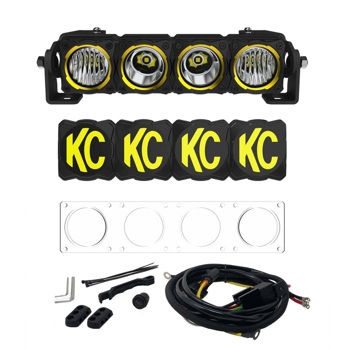 KC HiLiTES | FLEX ERA® LED Light Bar - 10" - Master Kit
