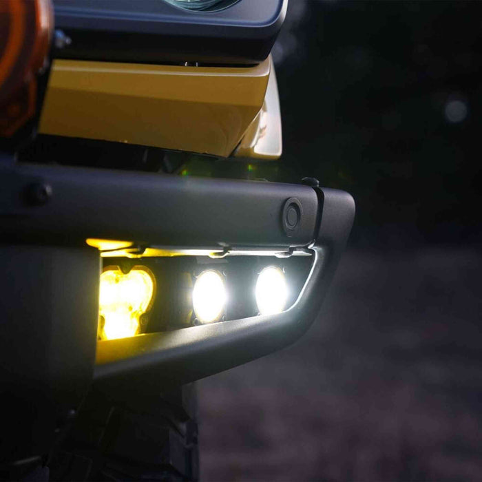 KC HiLiTES | FLEX ERA® SAE Fog Pocket Kit - 2021-Current Ford Bronco