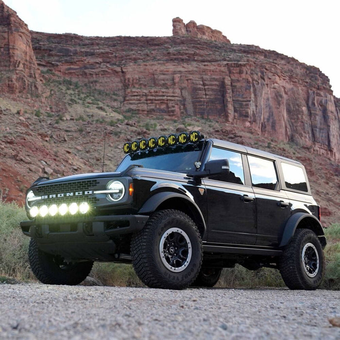 KC HiLiTES | Gravity® LED Pro6 - 39" Light Bar - 2021-2026 Ford Bronco Bumper