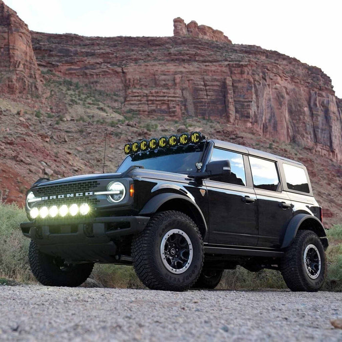 KC HiLiTES | Gravity® LED Pro6 - 39" Light Bar Kit - for 21+ Ford Bronco Front Bumper
