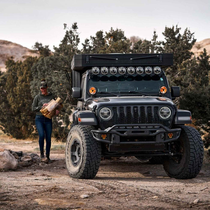 KC HiLiTES | Gravity Titan 50" LED Light Bar Overhead Kit for Jeep Wrangler JL &amp; Gladiator JT